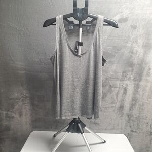 Express Gray Sleeveless Tank Top